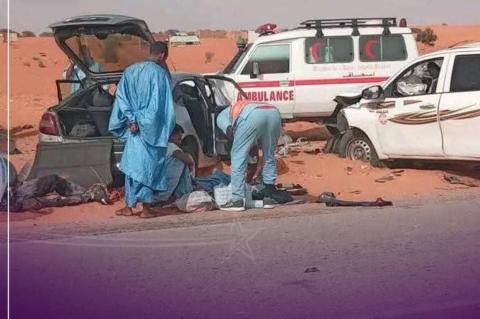 حادث مأساوي على طريق الأمل يخلف ثمانية قتلى وعددا من الجرحى